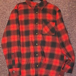 Field and stream red&black flanel